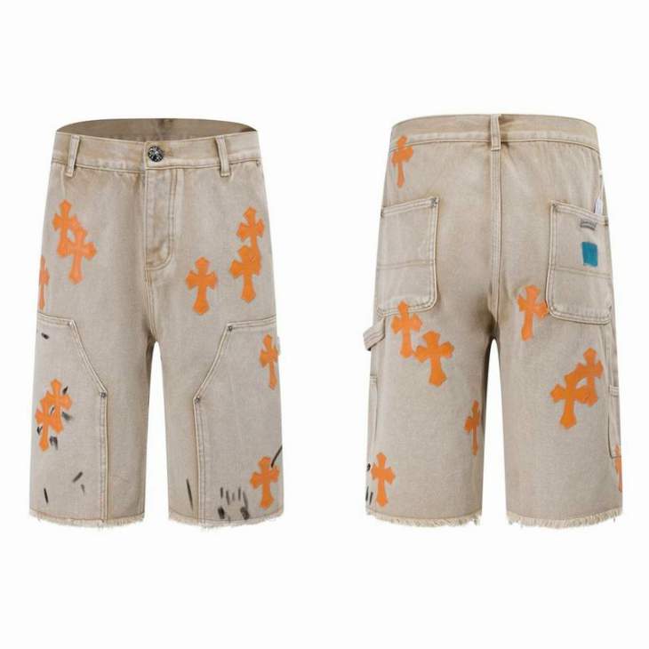 Picture of Chrome Hearts Jeans Short _SKUChromeHeartssz28-36sytxH8948901